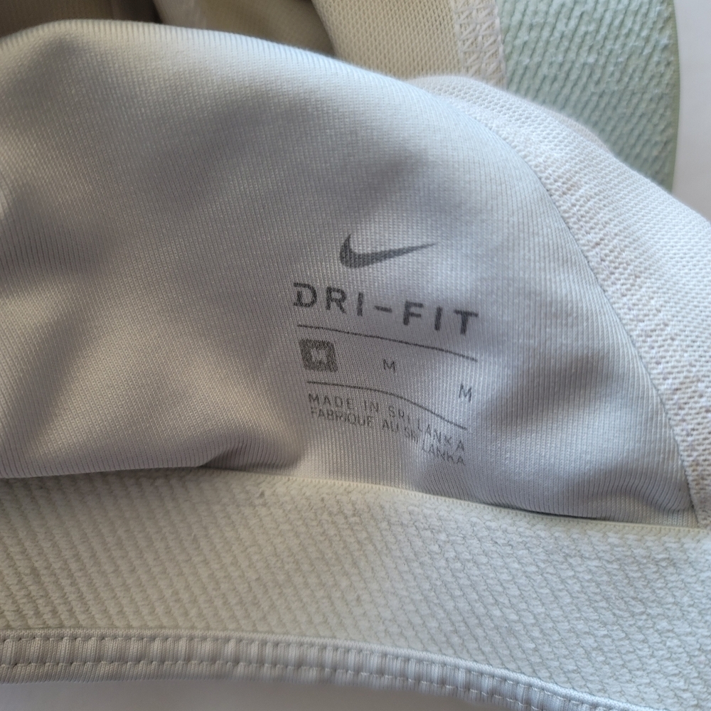 Nike Sports Bra M Medium Gray Dri Fit - Picture 5 of 5